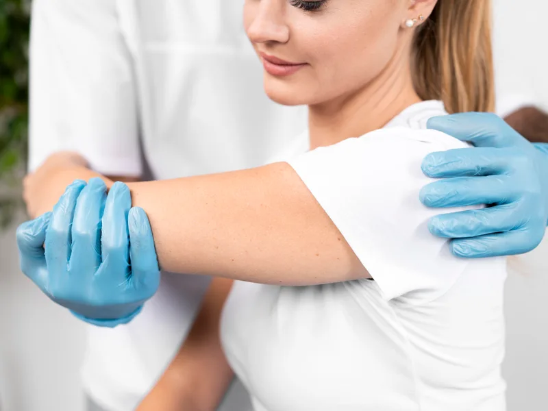 Chiropractic care for arm pain at New Beginnings Chiropractic in Hudsonville
