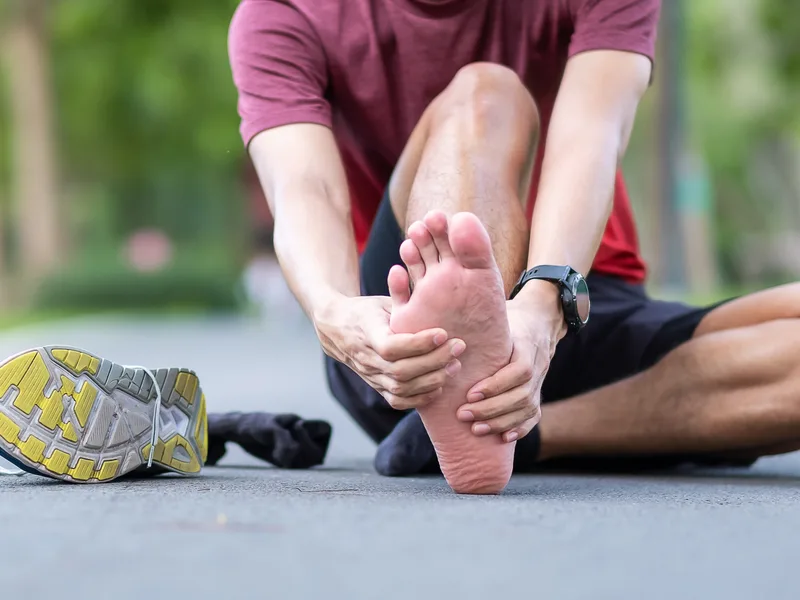 New Beginnings Chiropractic treating plantar fasciitis in Hudsonville
